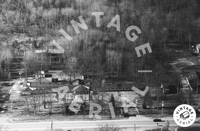 Star Light Motel (Star Gate Motel) - 1993 Aerial Stargate Motel (newer photo)
